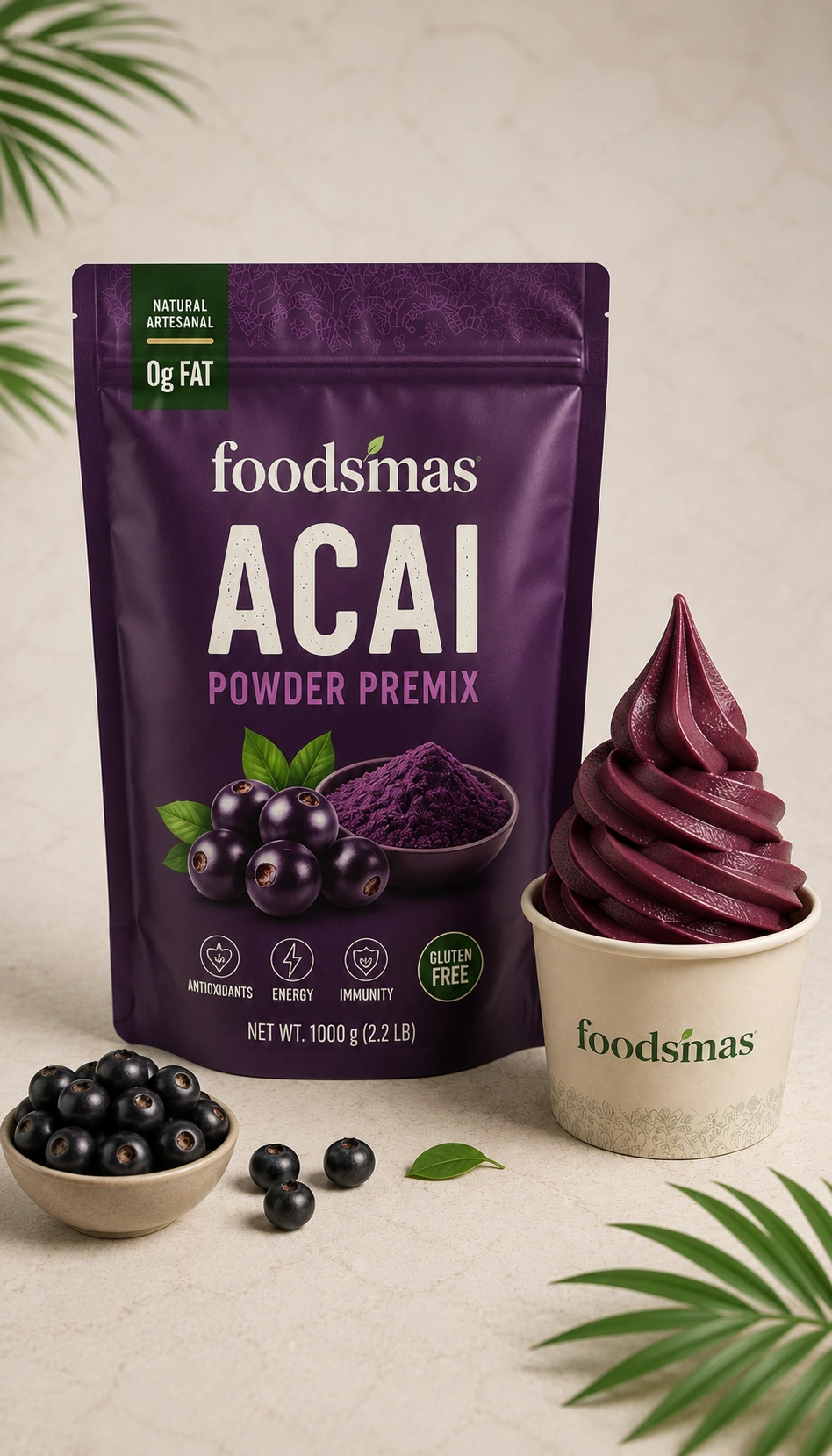 Acai Powder Premix FoodsMas