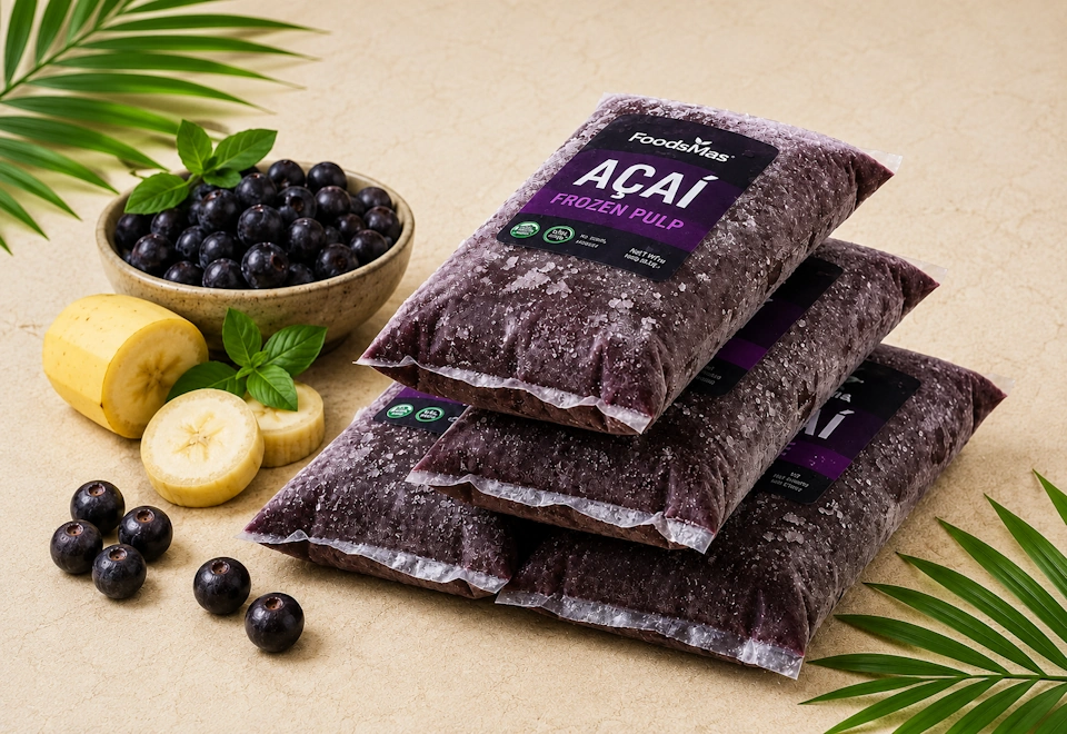 Frozen açaí pulp