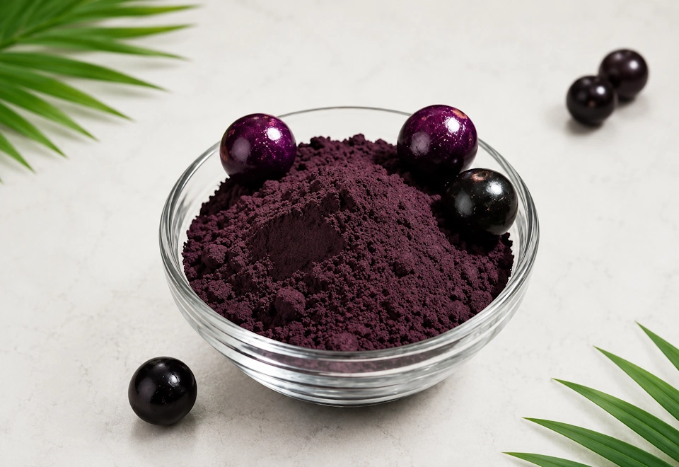 Freeze-dried açaí powder